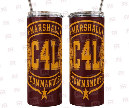 Marshall Maroon Tumbler